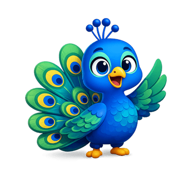 Mayu the peacock
